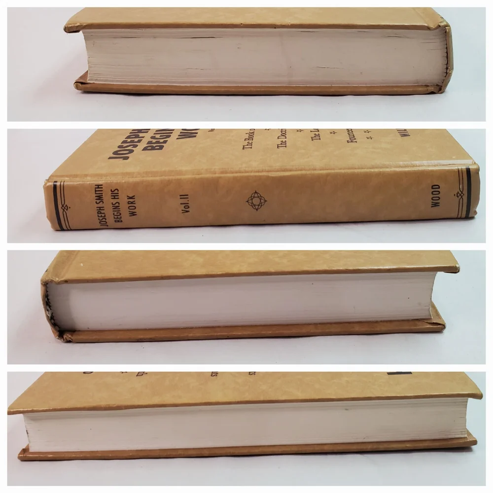 Joseph Smith Begins His Work Volume II Book Hardcover 1995 Wilford C Wood